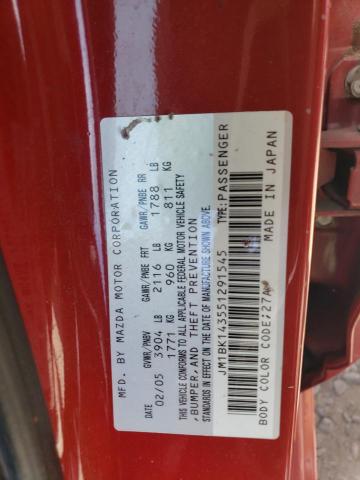 Photo 11 VIN: JM1BK143551291545 - MAZDA 3 HATCHBAC 