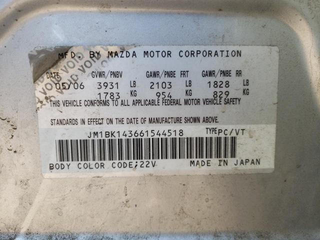 Photo 11 VIN: JM1BK143661544518 - MAZDA 3 HATCHBAC 