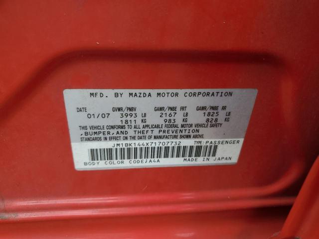 Photo 11 VIN: JM1BK144X71707732 - MAZDA 3 HATCHBAC 