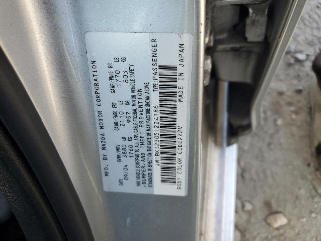 Photo 11 VIN: JM1BK323051224186 - MAZDA 3 S 