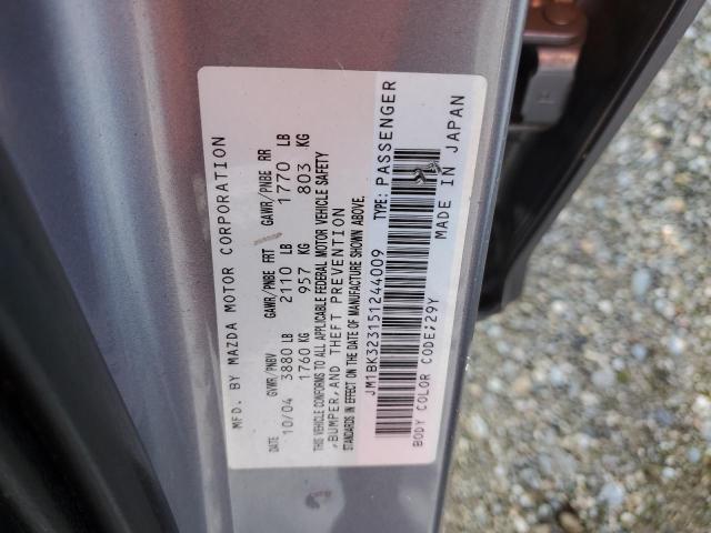 Photo 11 VIN: JM1BK323151244009 - MAZDA MAZDA3 