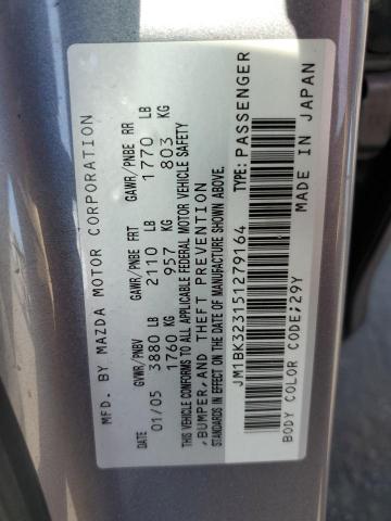 Photo 11 VIN: JM1BK323151279164 - MAZDA MAZDA3 