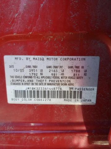 Photo 11 VIN: JM1BK323361448778 - MAZDA MAZDA3 