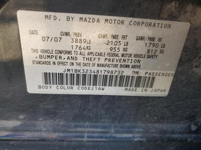 Photo 11 VIN: JM1BK323481798732 - MAZDA MAZDA3 