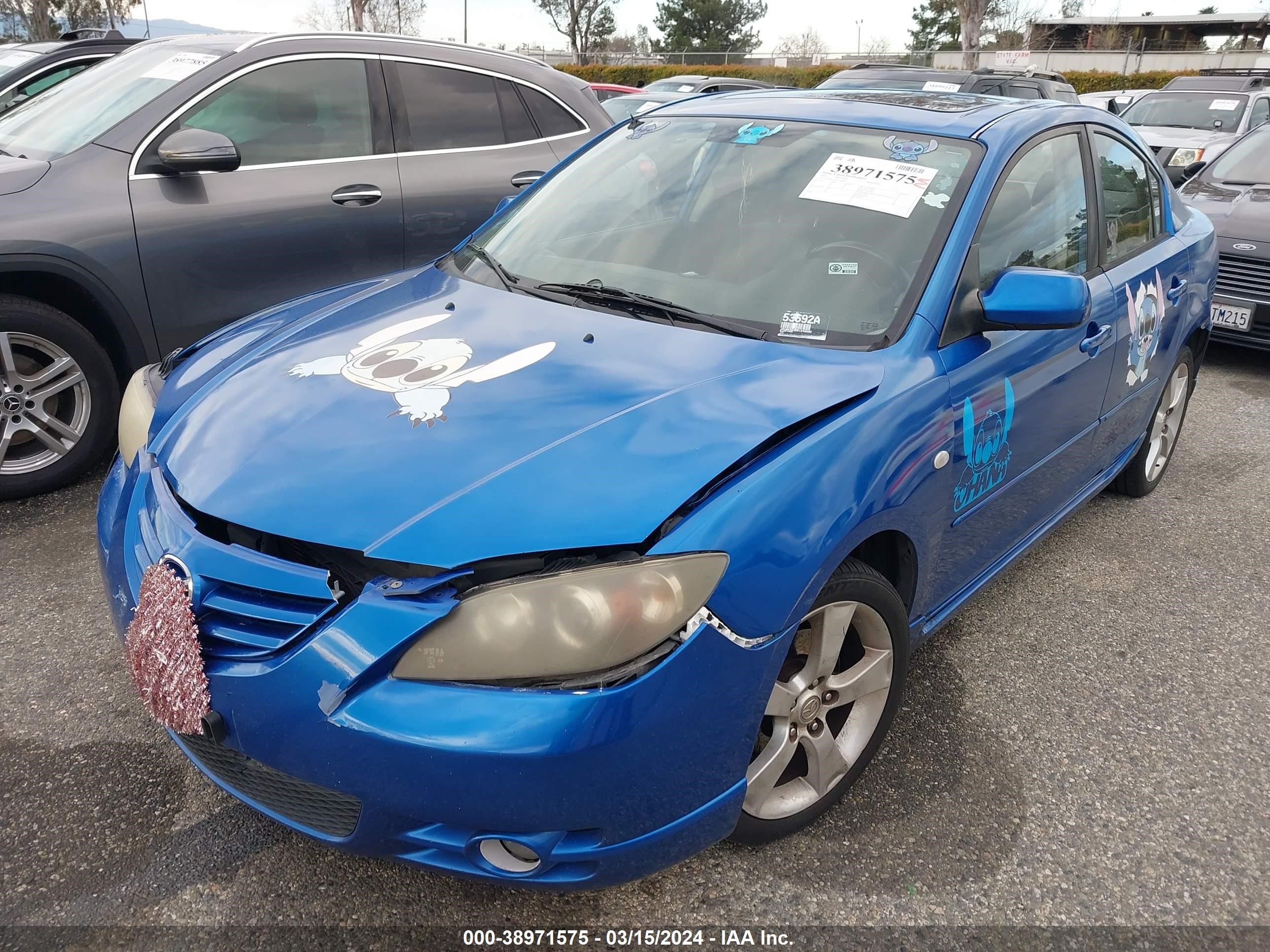 Photo 1 VIN: JM1BK323651246886 - MAZDA 3 