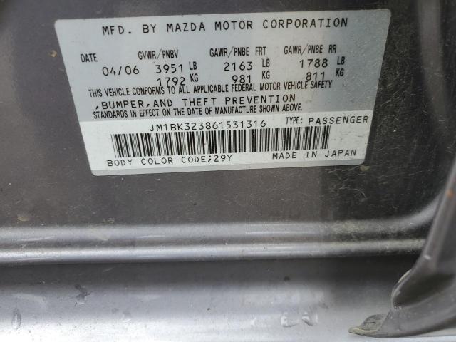 Photo 11 VIN: JM1BK323861531316 - MAZDA MAZDA3 