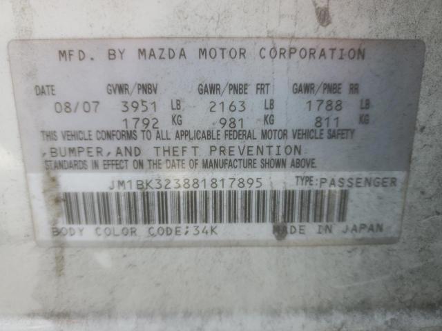 Photo 12 VIN: JM1BK323881817895 - MAZDA 3 