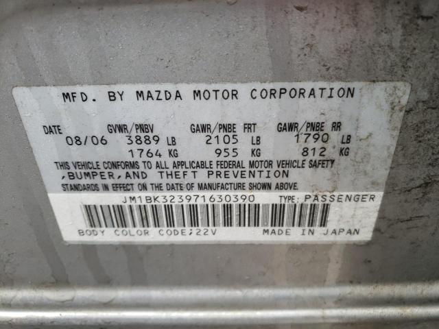 Photo 11 VIN: JM1BK323971630390 - MAZDA MAZDA3 