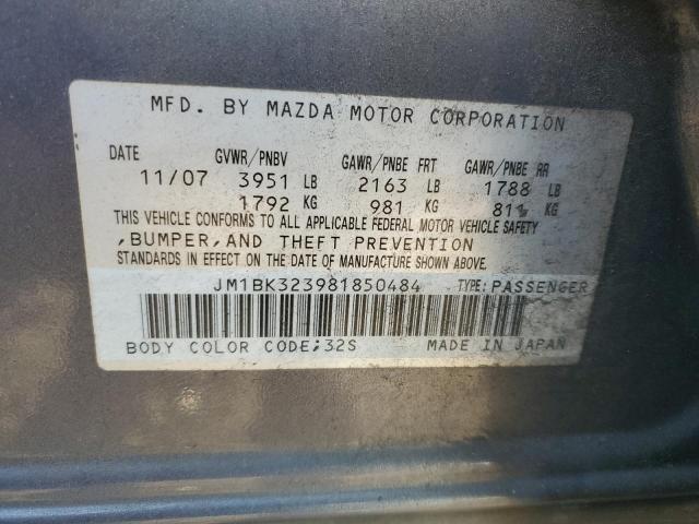 Photo 11 VIN: JM1BK323981850484 - MAZDA 3 S 