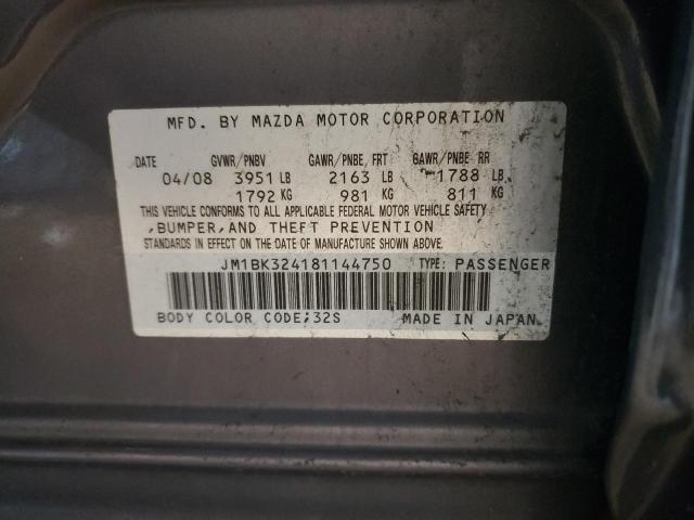 Photo 11 VIN: JM1BK324181144750 - MAZDA MAZDA3 