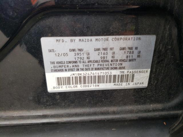 Photo 11 VIN: JM1BK324761471053 - MAZDA 3 S 