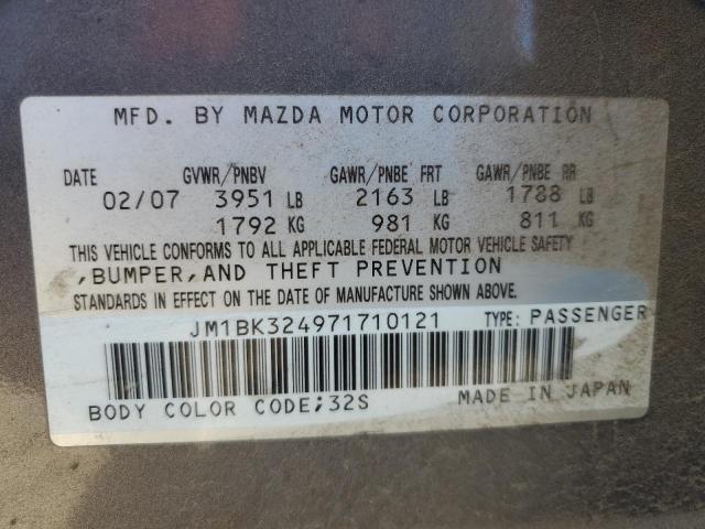 Photo 11 VIN: JM1BK324971710121 - MAZDA 3 S 