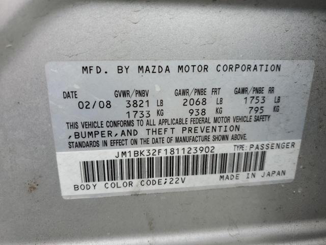 Photo 12 VIN: JM1BK32F181123902 - MAZDA 3 I 