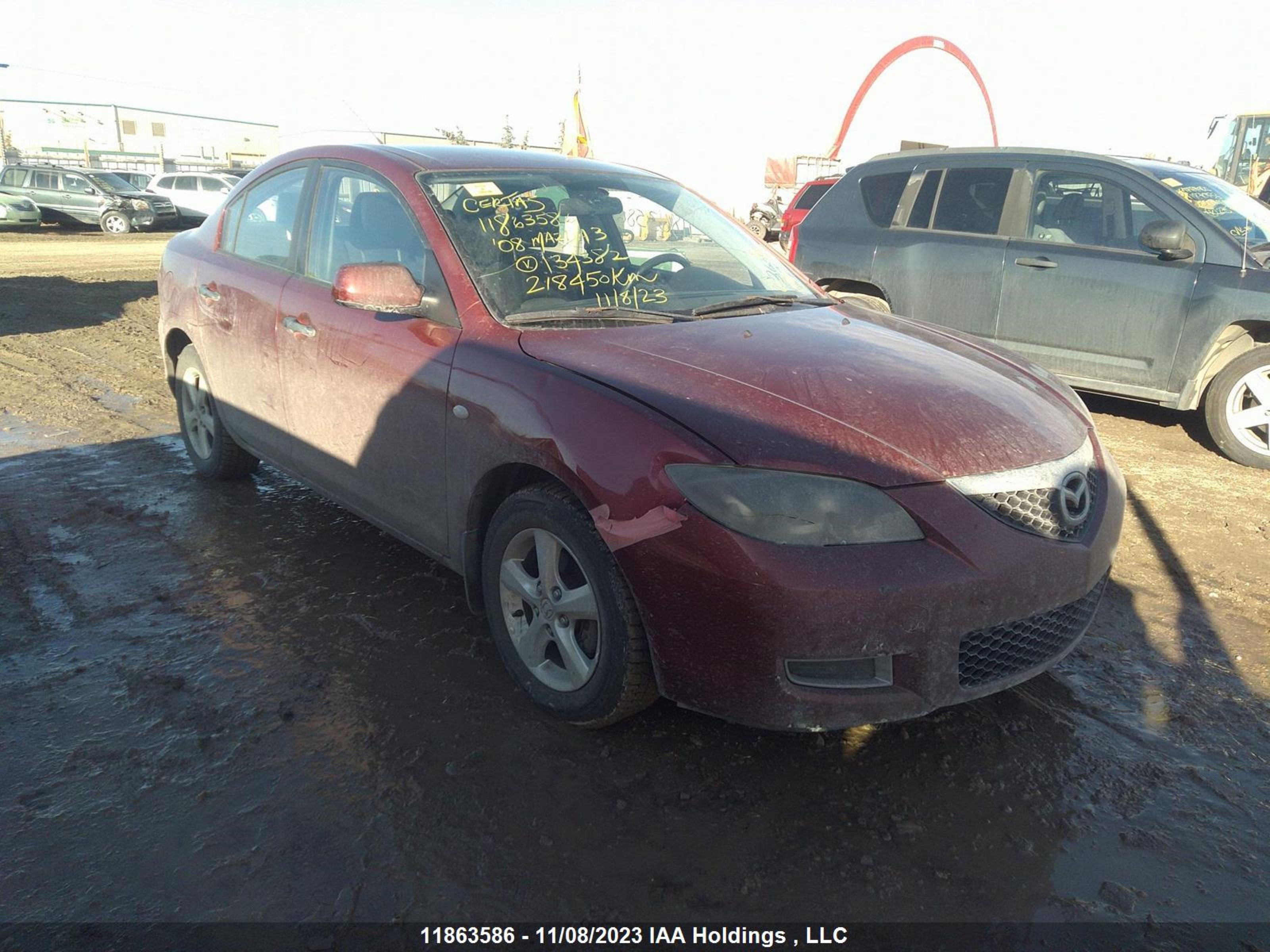 Photo 0 VIN: JM1BK32F181134382 - MAZDA 3 