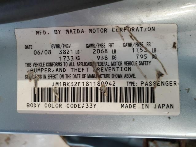 Photo 12 VIN: JM1BK32F181180942 - MAZDA 3 I 