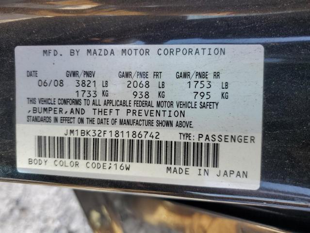 Photo 12 VIN: JM1BK32F181186742 - MAZDA 3 I 