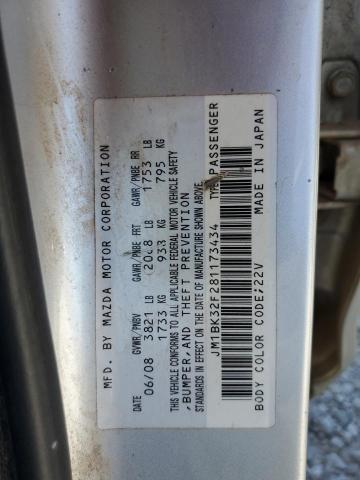 Photo 11 VIN: JM1BK32F281173434 - MAZDA 3 I 