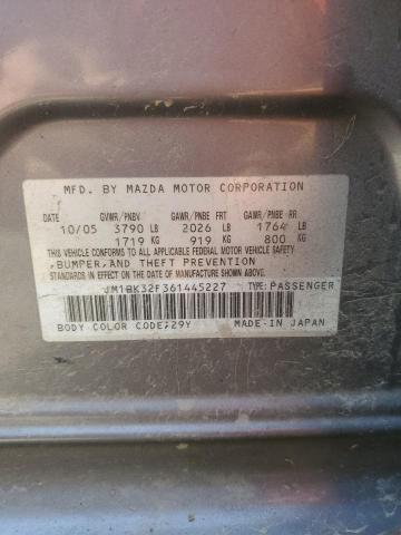 Photo 12 VIN: JM1BK32F361445227 - MAZDA 3 I 