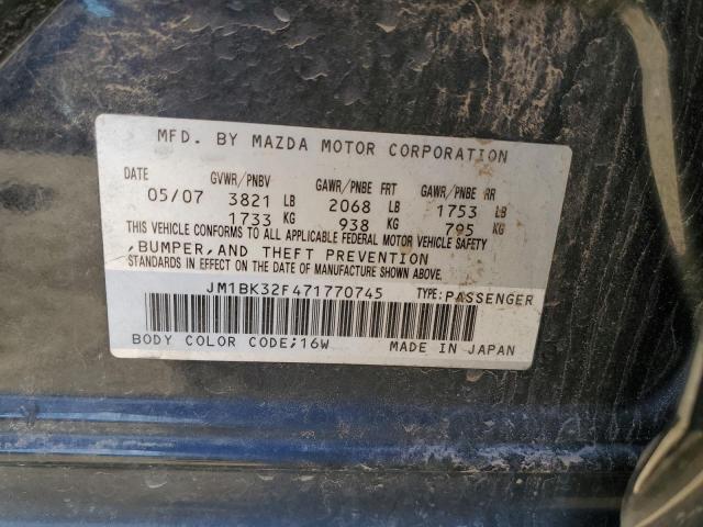 Photo 12 VIN: JM1BK32F471770745 - MAZDA 3 I 