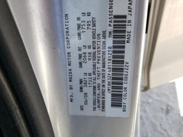 Photo 11 VIN: JM1BK32F481181258 - MAZDA 3 I 