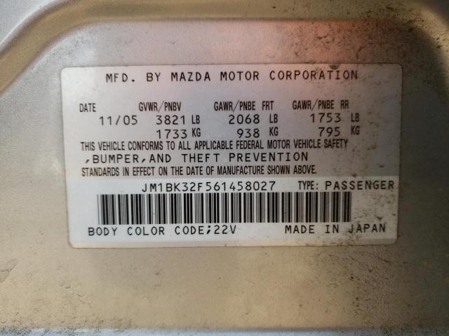 Photo 11 VIN: JM1BK32F561458027 - MAZDA 3 I 