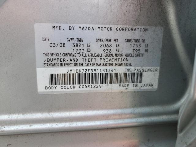 Photo 12 VIN: JM1BK32F581131341 - MAZDA 3 