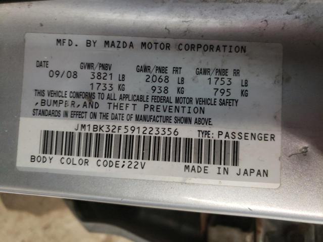 Photo 11 VIN: JM1BK32F591223356 - MAZDA 3 