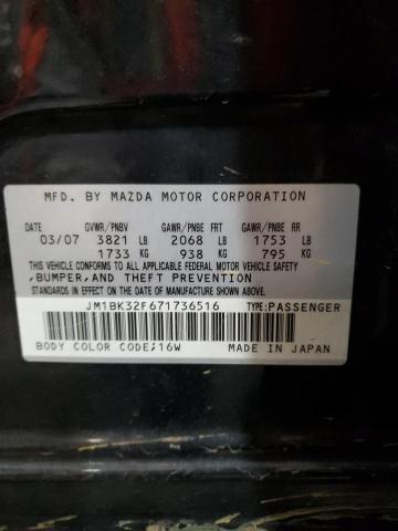 Photo 11 VIN: JM1BK32F671736516 - MAZDA 3 