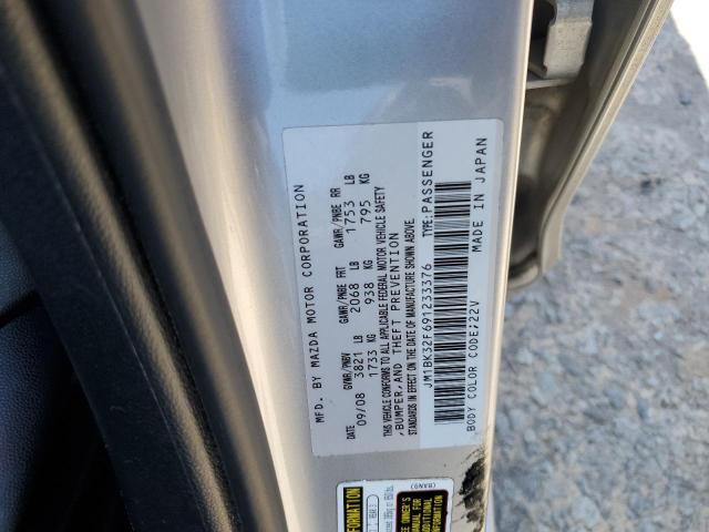 Photo 11 VIN: JM1BK32F691233376 - MAZDA 3 I 