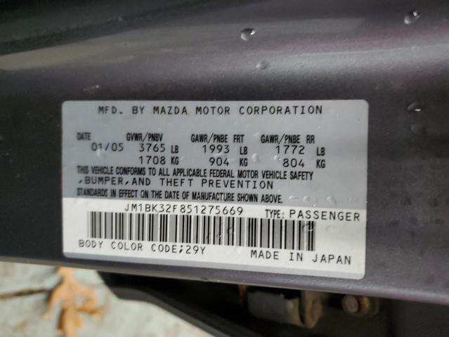 Photo 11 VIN: JM1BK32F851275669 - MAZDA 3 