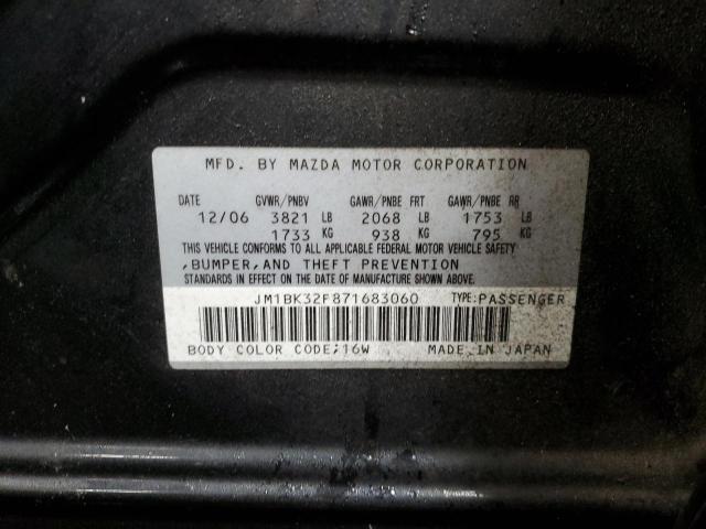 Photo 11 VIN: JM1BK32F871683060 - MAZDA 3 