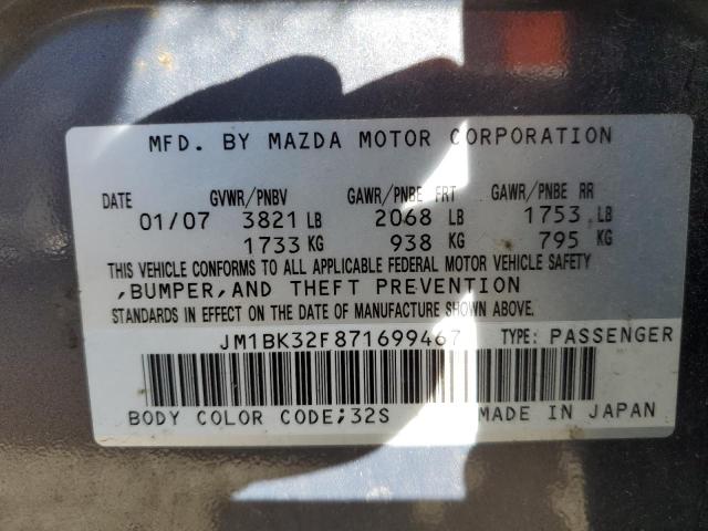 Photo 11 VIN: JM1BK32F871699467 - MAZDA 3 