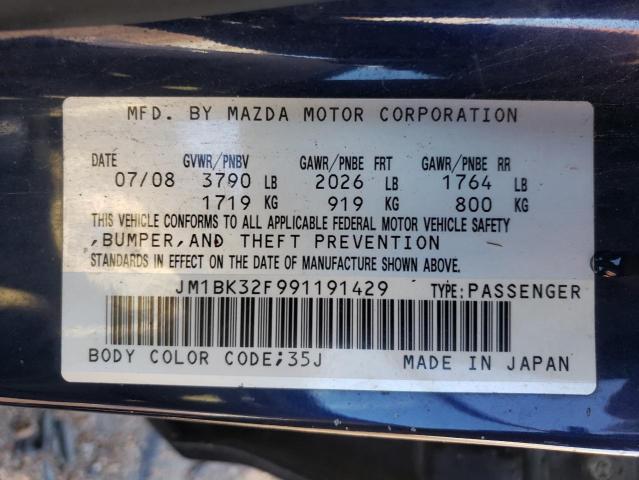 Photo 11 VIN: JM1BK32F991191429 - MAZDA 3 