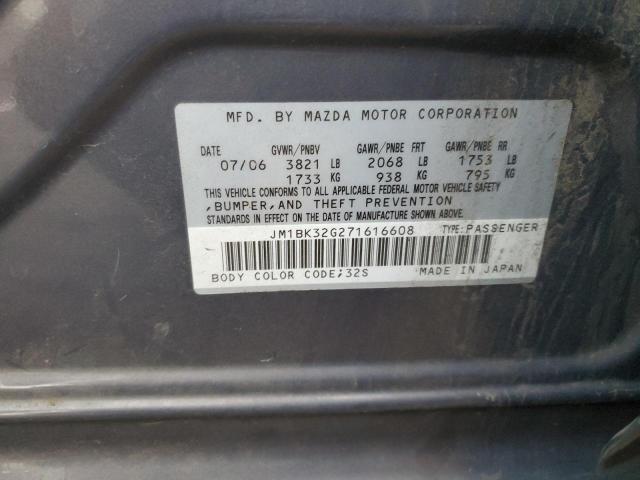 Photo 11 VIN: JM1BK32G271616608 - MAZDA 3 