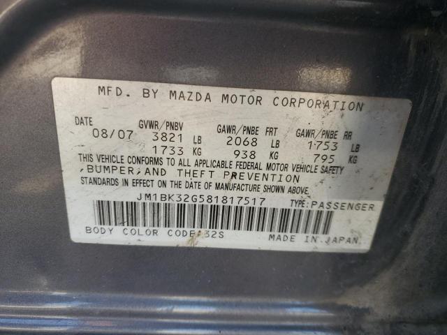 Photo 12 VIN: JM1BK32G581817517 - MAZDA 3 I 