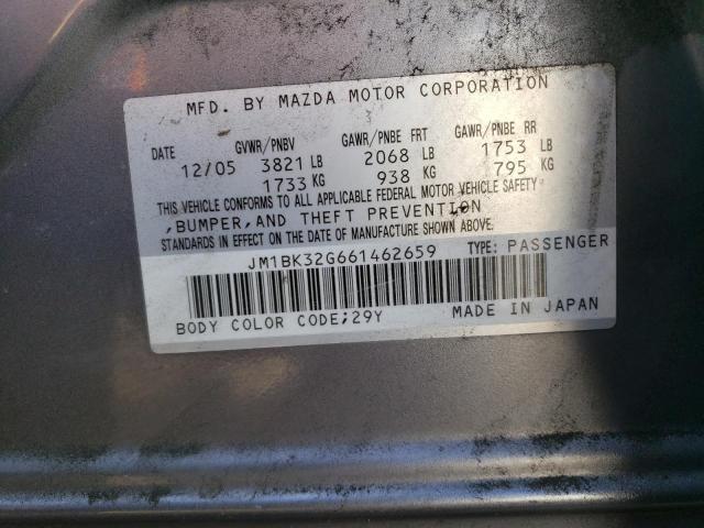 Photo 11 VIN: JM1BK32G661462659 - MAZDA 3 