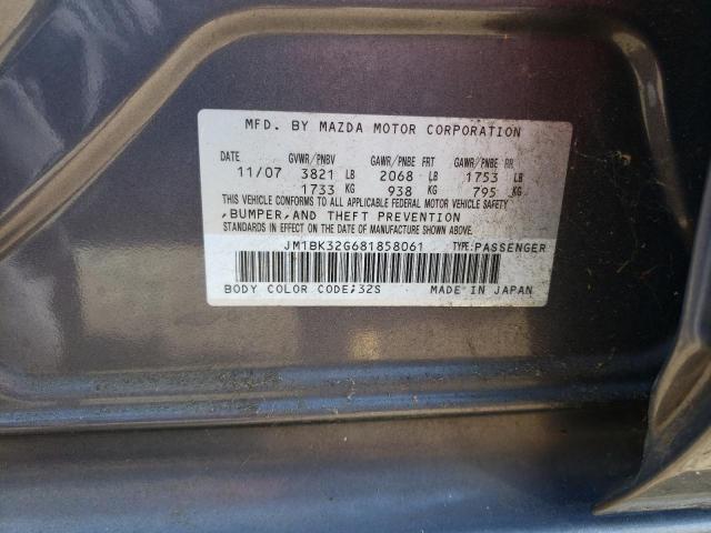 Photo 11 VIN: JM1BK32G681858061 - MAZDA MAZDA3 I 