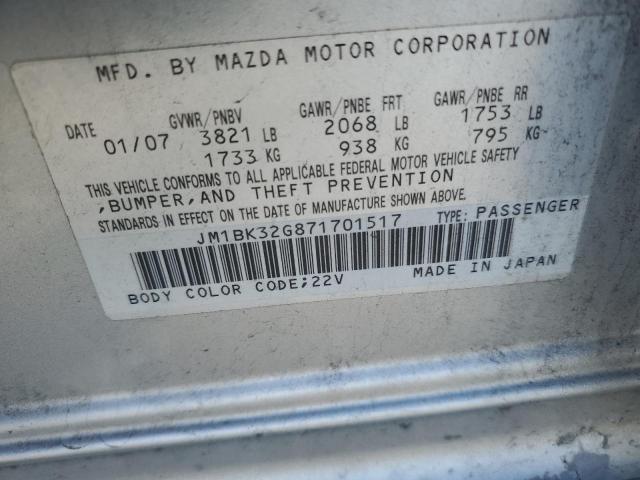 Photo 11 VIN: JM1BK32G871701517 - MAZDA 3 