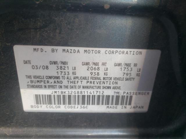 Photo 11 VIN: JM1BK32G881141712 - MAZDA 3 