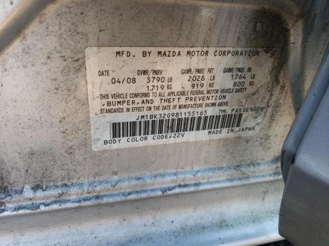 Photo 11 VIN: JM1BK32G981155165 - MAZDA 3 