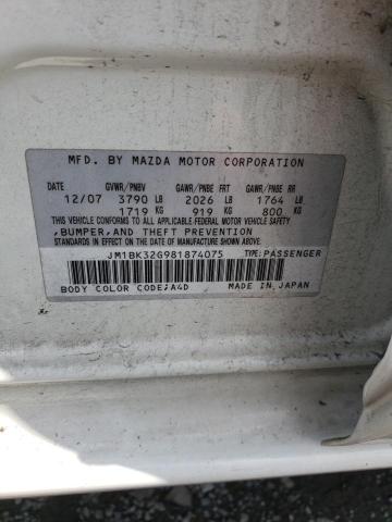 Photo 11 VIN: JM1BK32G981874075 - MAZDA 3 