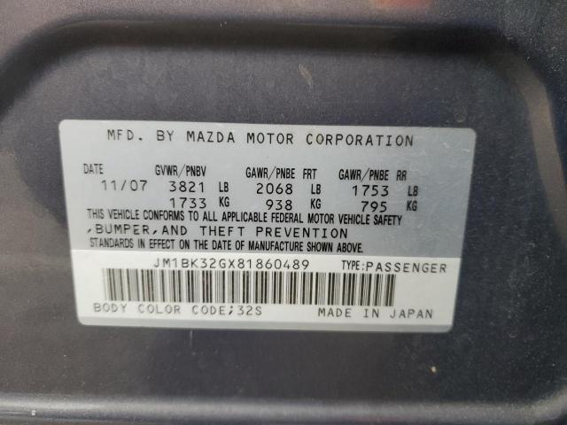 Photo 11 VIN: JM1BK32GX81860489 - MAZDA 3 