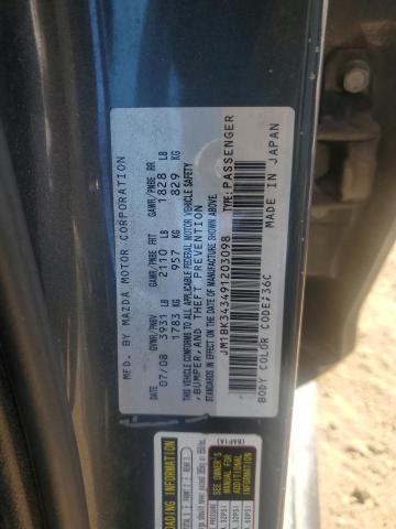 Photo 11 VIN: JM1BK343491203098 - MAZDA MAZDA3 