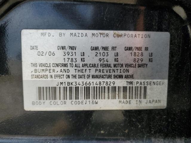 Photo 11 VIN: JM1BK343661487829 - MAZDA 3 HATCHBAC 