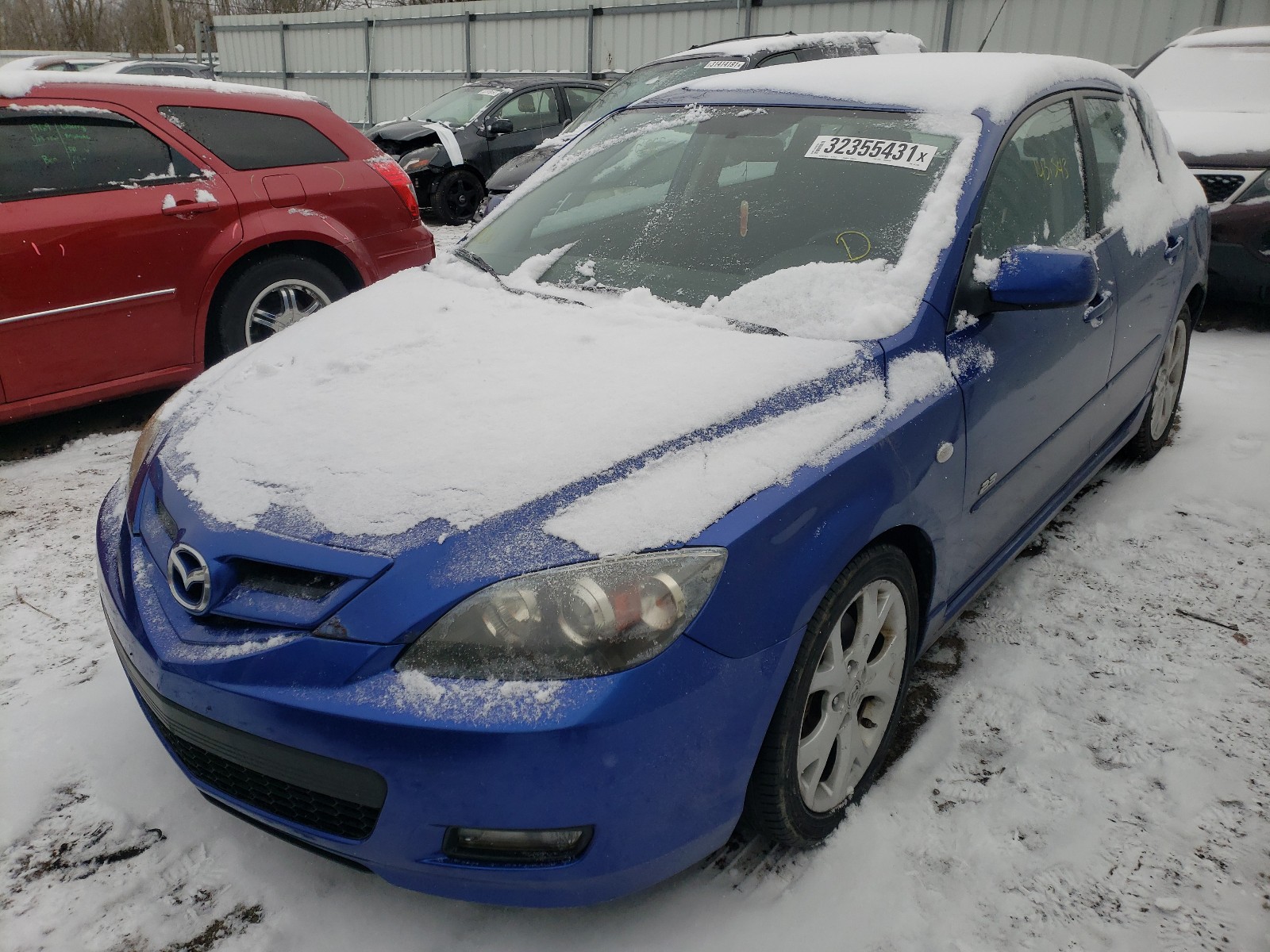 Photo 1 VIN: JM1BK343681823708 - MAZDA 3 HATCHBAC 