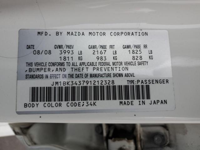 Photo 11 VIN: JM1BK343791212328 - MAZDA MAZDA3 