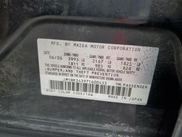 Photo 11 VIN: JM1BK343971600433 - MAZDA 3 HATCHBAC 