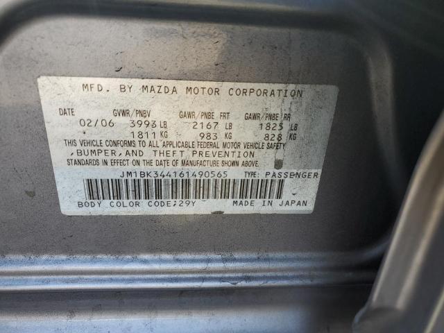 Photo 11 VIN: JM1BK344161490565 - MAZDA 3 HATCHBAC 