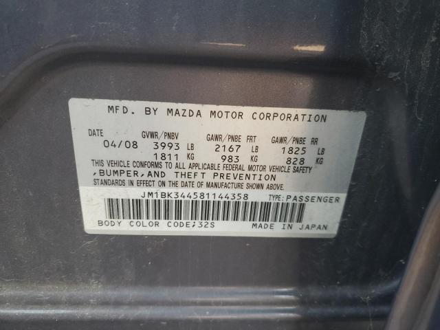 Photo 11 VIN: JM1BK344581144358 - MAZDA 3 HATCHBAC 