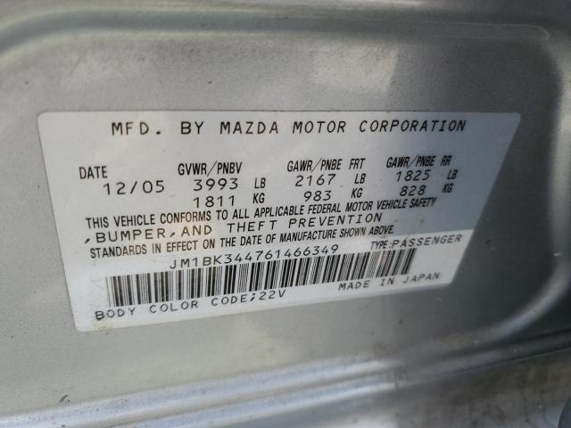 Photo 11 VIN: JM1BK344761466349 - MAZDA 3 HATCHBAC 